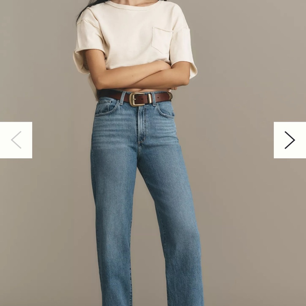 Joe's Jeans Margot High-Rise Straight-Leg Jeans Good Eye